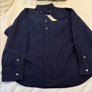 Ralph Lauren Dark Blue Button Down Shirt